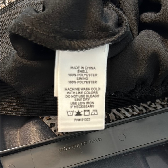 1. State Tiered Leopard Print Midi Skirt - Picture 7 of 8